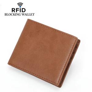 กระเป๋าเงินใบสั้น RFID สำหรับผู้ชายที่ใส่บัตรเครดิตแบบ THK0297กระเป๋าสตางค์แบบบางกระเป๋าเงินกันขโมยสำหรับผู้ชาย - Product Image 5
