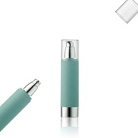Flacon de lotion sans air en plastique ABS personnalisé avec logo, 120 ml, 4 oz, avec pompe pulvérisateur pour crème pour le visage