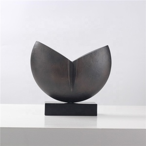 Accessori per la decorazione d'interni in metallo astratto <span class=keywords><strong>Vintage</strong></span> geometrico mostra pezzi decorazione per l'home Office in resina - Product Image 1