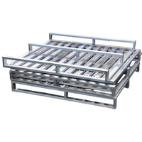 Équipement durable de cargaison et de stockage de palettes en acier poudre-enduites élevées de soutien de charge pour des entrepôts