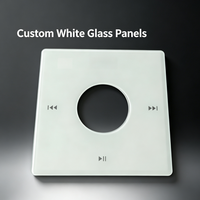Panneau de verre tactile électronique trempé personnalisé avec impression sérigraphique
