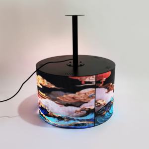 Écran d'affichage numérique couleur pour hôtel de luxe, panneau publicitaire cylindrique LED P2 P2.5, écran rond pour colonne - Product Image 5