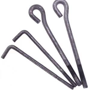 Prix d'usine DIN ANSI M16 M20 M24 M32 Boulon d'ancrage de fondation en acier au carbone pour l'industrie - Product Image 4