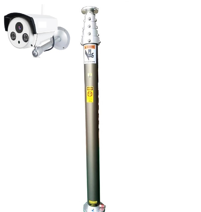 Пневматическая телескопическая мачта для камеры видеонаблюдения TALENTS 5M ODM 2020, горячая распродажа