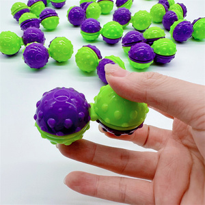 HAPU Factory Fidget Spinner <b>Massage</b> <b>Ball</b> Gyro All-in-one <b>Massage</b> <b>Ball</b> Gyro Toy Gift for Kids Adult Stress Relief Anti-anxiety - Product Image 1