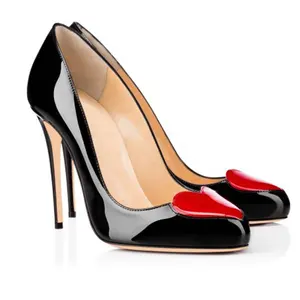 2022 Hot Sales Night Club Party Wear Big Large Size Pumps Stiletto Leopard Patent Girls Ladies Women High Heel Shoes Woman