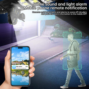 Lámpara Solar de Calle OMSEN con Triple Lente y Cámara, 4G <span class=keywords><strong>SIM</strong></span>, WIFI, Todo en Uno, con CCTV y PIR V380pro - Product Image 4