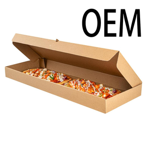 Caja de Pizza Corrugada con Logotipo Personalizado, Caja de Comida para Llevar de Papel Reciclado - Product Image 1