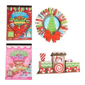 Pegatinas <span class=keywords><strong>de</strong></span> Origami Navideñas para Manualidades, Aptas para que los Niños Mejoren su Habilidad Práctica - Product Image 5