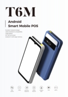Terminal POS Cerdas Android 13 Sistem T6M Tanpa Printer, PDA Genggam, Pemindai Barcode 1D 2D QR