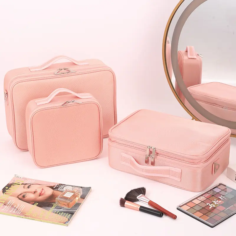 Borse per il trucco portatili per le donne EVA Case rigide borse per tatuaggi Nail Art Kit Box di grande capacità makeupbag da viaggio cosmetici borse
