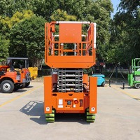 Plateforme élévatrice à ciseaux électrique sur chenilles de 8,3 m GS0610TL avec châssis étendu, capacité de 300 kg, pour l'entretien des entrepôts