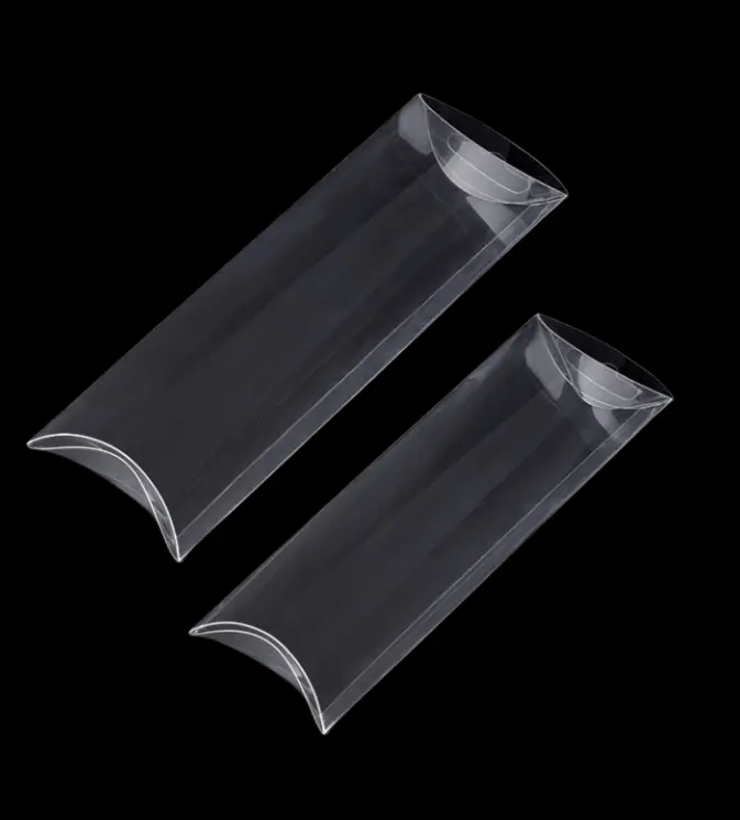 Kotak Bantal Plastik PVC Bening Kustom Transparan untuk Pengemasan