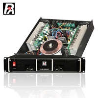 Amplificateur Audio de puissance DJ professionnel à deux canaux Impédance 8ohm Coque en métal Amp Pro 650W Sortie Max Haut-parleurs de connectivité XLR