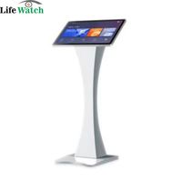 Kiosco Interactivo con Pantalla Táctil de 24 Pulgadas, de Pie, para Consultas de Información y Autoservicio, con Sistema Operativo Dual Android y Windows