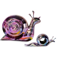 Statues d'escargot sculpture d'escargot de jardin en fibre de verre sculpture d'escargot à vendre
