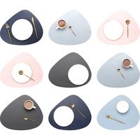Tapis d'écriture en cuir Pu souple de haute qualité, vente en gros, tapis de bureau personnalisé