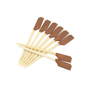 Brochetas Desechables de Bambú Natural, Brochetas de Bambú Teppo Desechables, Color Personalizado para Acampar - Product Image 2