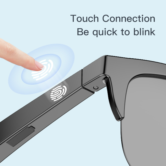 Wholesale In-Stock GL6 for Bluetooth Audio Glasses Cross-Border Pure Sound Sunglasses with Light Shading Smart Wearable Headset