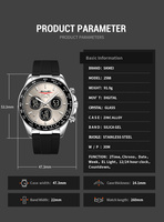 SKMEI # Montre-bracelet sport pour homme 2588 avec double fuseau horaire, alarme sonore, étanche 30M, bracelet en silicone, boîtier en métal