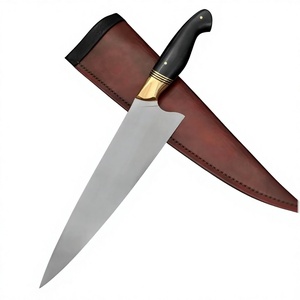 Chef <b>Knife</b> Stainless Steel Blade Resin Handle Leather Sheath Traditional Style 10-11.9 In Right Hand Satin Finish Chef <b>knives</b> - Product Image 5