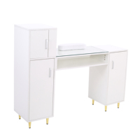 Vente chaude Salon De Luxe Professionnel Ongles Table Salon Manucure Meubles