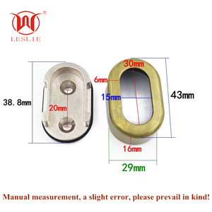 Nuovo Guardaroba <span class=keywords><strong>Hardware</strong></span> Supporto Ovale Closet Rod End Supporti per Porta Asciugamani di carta - Product Image 6