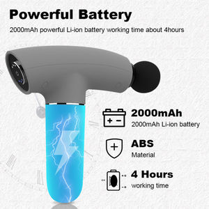 Arma esportiva elétrica de mão para massagem, mini arma portátil de massagem e percussão do tecido profundo - Product Image 2