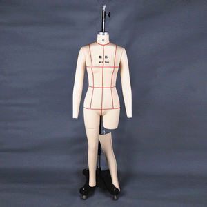 moda ayarlanabilir kumaş çocuklar tam vücut katlanabilir omuz dikiş elbise formu manken kumaş kaplı çocuk manken gövde - Product Image 4