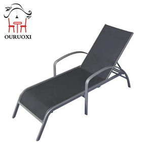 Mobilier <span class=keywords><strong>de</strong></span> patio extérieur en aluminium pour hôtel, balcon, plage, chaise longue au bord <span class=keywords><strong>de</strong></span> la piscine - Product Image 2