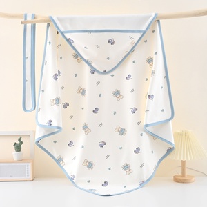 Manta Envolvente <span class=keywords><strong>para</strong></span> Recién <span class=keywords><strong>Nacido</strong></span>, 100% Algodón, Anti-Sobresalto, Delgada, <span class=keywords><strong>para</strong></span> Todas las Estaciones, Estilo <span class=keywords><strong>de</strong></span> Dibujos Animados, Envoltura <span class=keywords><strong>para</strong></span> Sala <span class=keywords><strong>de</strong></span> Partos - Product Image 1
