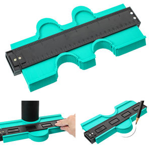 समोच्च गेज 10 इंच चौड़ा प्लास्टिक प्रोफ़ाइल गेज अनुलिपित्र ठीक अनियमित आकार लकड़ी टेम्पलेट मापने उपकरण - Product Image 2