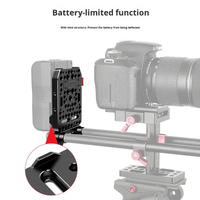 Mini plaque de batterie V-Mount en alliage d'aluminium, accessoire universel pour appareil photo V-Lock, fixation rapide, légère, flexible, haute qualité