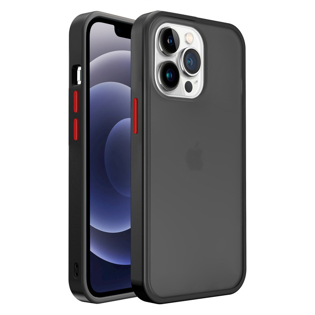 Luxury Shockproof case for iPhone 14 Pro Max Silicone Translucent Matte Phone Cover for iPhone 14 Pro 14 Plus case