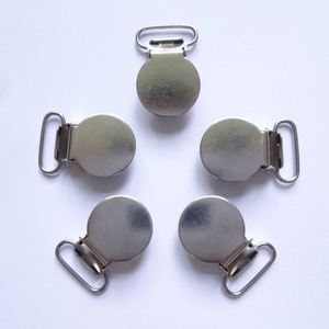 Wholesale Safety Metal Golden Sliver Stainless Steel <b>Baby</b> Custom Logo Printing Metal <b>Pacifier</b> Clip - Product Image 1