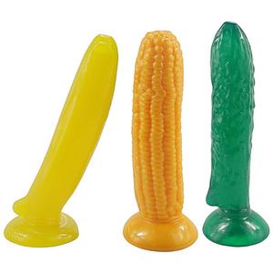 Dildo a forma di frutta unisex in TPR, morbido <span class=keywords><strong>e</strong></span> realistico, non necessita di ricarica, materiale sicuro per l'uso umano, sex toy per adulti, gay, donne, uomini - Product Image 2