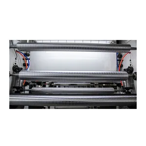 Máquina de impressão por rotogravura externa personalizada, velocidade de impressão eletrônica por eixo 250, alta precisão, 6 cores, máquina de rotogravura