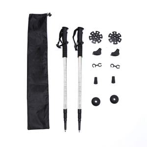 Bâton <span class=keywords><strong>de</strong></span> randonnée d'autodéfense rétractable <span class=keywords><strong>de</strong></span> bonne qualité, poignée confortable, bâton <span class=keywords><strong>de</strong></span> marche extensible, bâtons <span class=keywords><strong>de</strong></span> trekking pour le snowboard - Product Image 2