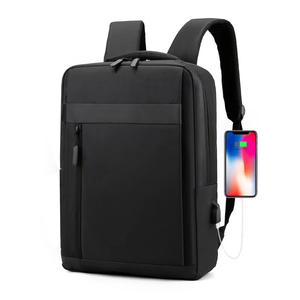 Sac à dos promotionnel personnalisé avec logo, unisexe, imperméable, en tissu Oxford, à fermeture éclair, antivol, 20-39L, avec chargeur USB, léger - Product Image 1