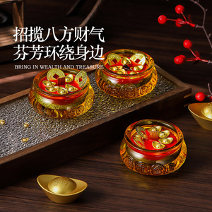 เทียนหอมกลิ่นนอร์เทิร์นมู เทรเชอร์โบวล์ ดีไซน์แท่งทองคำ ทำจากขี้ผึ้งถั่วเหลือง ของตกแต่งบ้าน ของขวัญ - Product Image 1