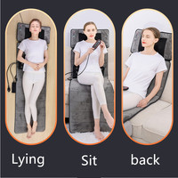 Tapis de Massage par Vibration Électrique Lit de Thérapie par la Lumière Rouge Ensemble de Matelas Tapis de Maison