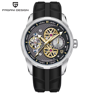 Montre mécanique Pagani Design PD-YS022, tourbillon, montre-bracelet pour homme, verre saphir, étanche 100 m, montres automatiques pour homme, cadeau - Product Image 5