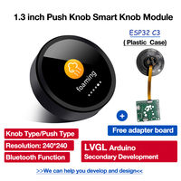 1,3 Zoll 240*240 IPS TFT Rundes HMI-Drehknopf-LCD-Anzeigemodul mit Drehschalter-Encoder und ESP32 WLAN Bluetooth-Board