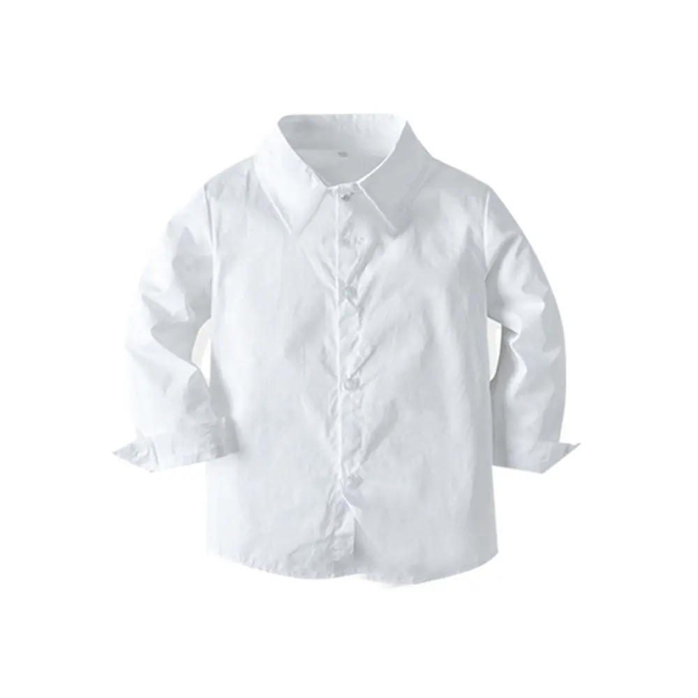 उच्च गुणवत्ता बच्चों को पार्टी के पहनने के साथ पहने बच्चा लड़कों सफेद धनुष टाई डाई शर्ट खाकी पैंट सेट औपचारिक कपड़े