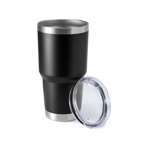 High Quality 20oz 30oz <b>Mugs</b> Tumbler Double Wall Stainless Steel TumblerInsulated Powder Coated Thermal <b>Mug</b> <b>With</b> Straw and <b>Lid</b> - Product Image 1