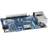 Ordinateur monocarte Banana Pi BPI M64 avec puce Allwinner A64, 2 Go de RAM DDR3, 8 Go de EMMC, compatible avec les systèmes Android et Linux