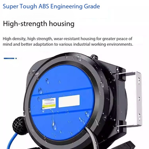 Enrouleur de Tuyau Industriel <span class=keywords><strong>Automatique</strong></span> Rétractable Anti-enroulement à Ressort, Idéal pour Compresseurs d'Air, Gonfleurs de Pneus et Stations de Lavage Automobile - Product Image 3