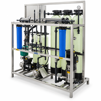 Système complet de traitement de l'eau par osmose inverse portable industriel 500 lph pour la filtration des eaux souterraines