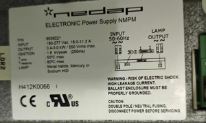 UVC lamp <strong>electronic</strong> <strong>ballast</strong> wedeco EVG 55-II nedap 9949399 Aquafine 43474 uv <strong>ballast</strong> - Product Image 4