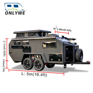 ONLYWE Prix d'usine - Caravane tout-terrain 4x4, remorque de camping tout-terrain - Product Image 2
